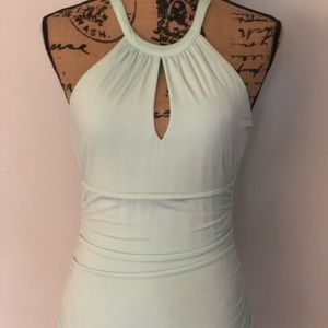 Cache Mint green halter top